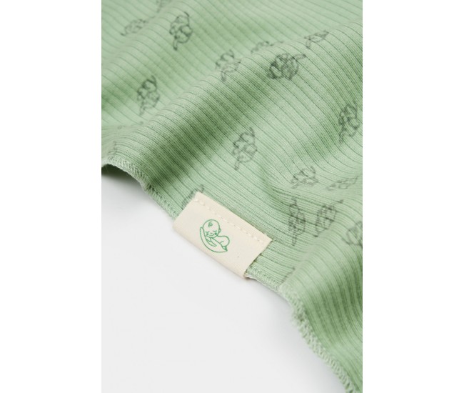 Paturica printed, babycosy, 50% modal+50% bumbac, verde, 85x85 cm