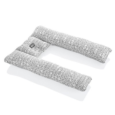 Perna 3 in 1 : babynest, pentru gravide si pentru alaptare in forma de u babyjem (culoare: gri) Perna 3 in 1 : babynest, pentru gravide si pentru alaptare in forma de u babyjem (culoare: gri)