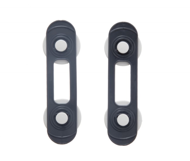 Set 2 mini sigurante universale pentru usi si dulapuri babyjem, antracit Set 2 mini sigurante universale pentru usi si dulapuri babyjem, antracit