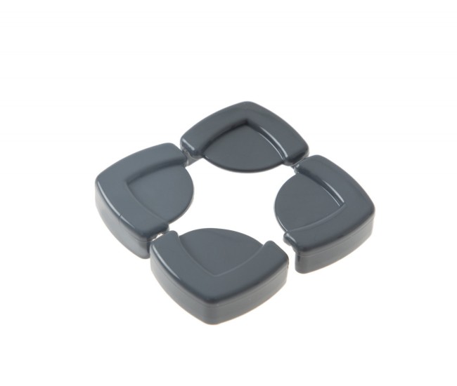 Set 4 protectii pentru colturi mobila babyjem, antracit Set 4 protectii pentru colturi mobila babyjem, antracit