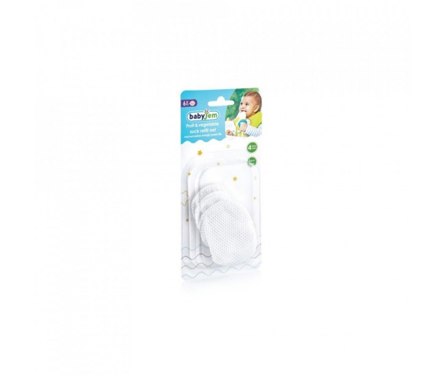 Set 4 rezerve pentru dispozitivul de hranire babyjem fruits Set 4 rezerve pentru dispozitivul de hranire babyjem fruits