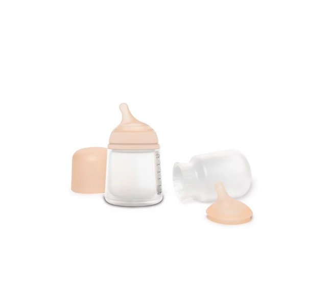 Set biberon anticolici 180 ml + tetină cu debit variabil + săculeț silicon zero zero suavinex Set biberon anticolici 180 ml + tetină cu debit variabil + săculeț silicon zero zero suavinex