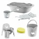 Set cadita de baie cu 6 piese babyjem bebe lux (culoare: roz) Set cadita de baie cu 6 piese babyjem bebe lux (culoare: roz)