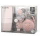 Set cadou bonhomia 4 piese, roz, suavinex Set cadou bonhomia 4 piese, roz, suavinex