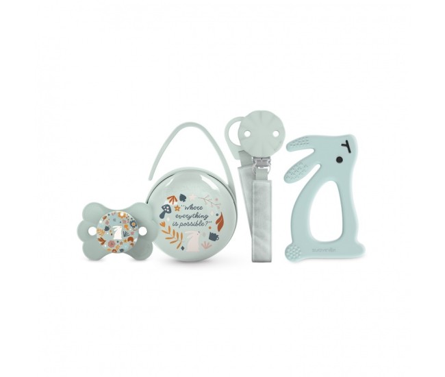 Set cadou wonderland, albastru, suavinex Set cadou wonderland, albastru, suavinex