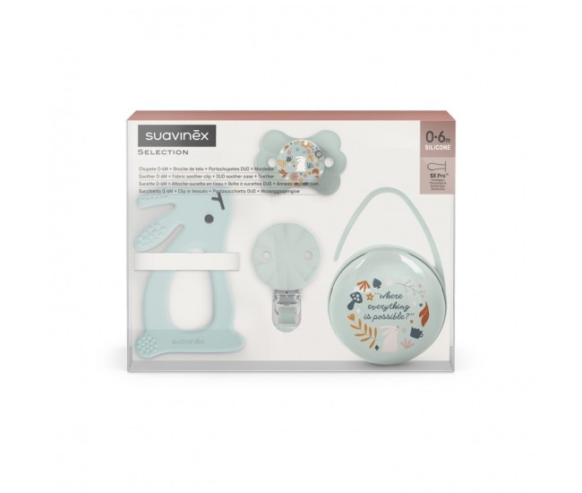 Set cadou wonderland, albastru, suavinex Set cadou wonderland, albastru, suavinex