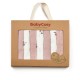 Set de 7 batistute din bumbac pentru bebelusi, babycosy, 25cmx25cm, roz Set de 7 batistute din bumbac pentru bebelusi, babycosy, 25cmx25cm, roz