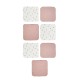 Set de 7 batistute din bumbac pentru bebelusi, babycosy, 25cmx25cm, roz Set de 7 batistute din bumbac pentru bebelusi, babycosy, 25cmx25cm, roz