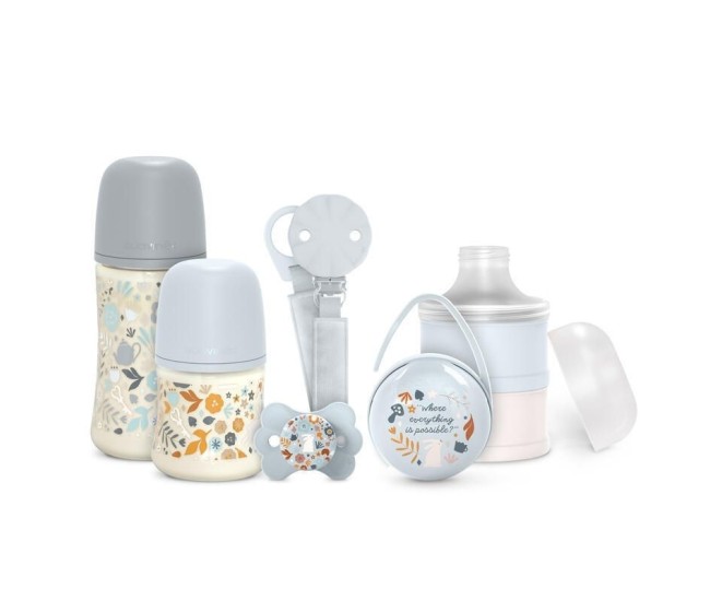 Set de start wonderland 6 piese, albastru, suavinex Set de start wonderland 6 piese, albastru, suavinex