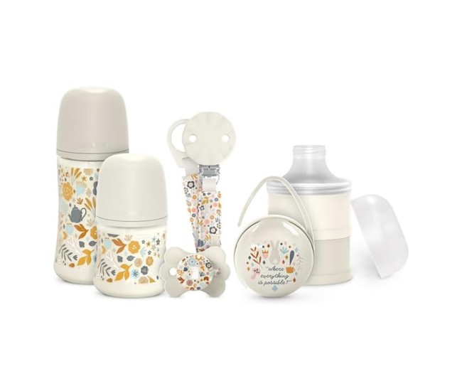 Set de start wonderland 6 piese, bej, suavinex Set de start wonderland 6 piese, bej, suavinex