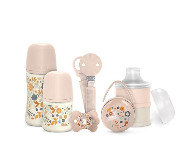 Set de start wonderland 6 piese, roz, suavinex Set de start wonderland 6 piese, roz, suavinex