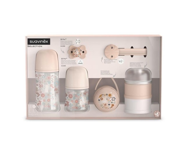Set de start wonderland 6 piese, roz, suavinex Set de start wonderland 6 piese, roz, suavinex