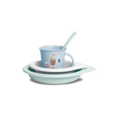 Set pentru masa, albastru, +6 luni, forest, suavinex Set pentru masa, albastru, +6 luni, forest, suavinex