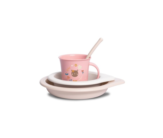 Set pentru masa, roz, +6 luni, forest, suavinex Set pentru masa, roz, +6 luni, forest, suavinex