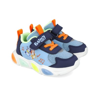 Sneakers bluey cu luminite garvalin 251856, albastru (marime: 30 (18,8-19,4 cm))
