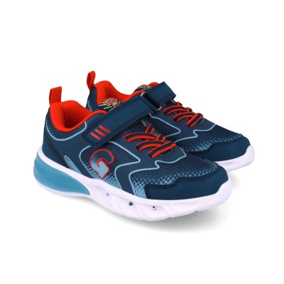 Sneakers cu luminite garvalin 252828, bleumarin (marime: 28)