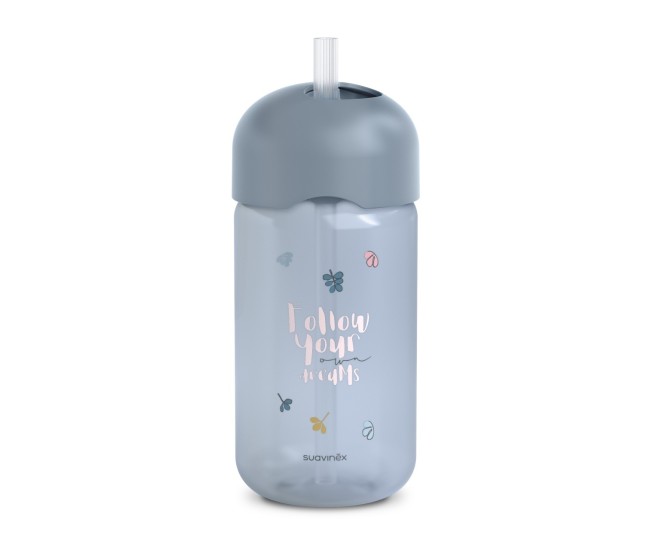 Sticlă de apă fără picurare, bears, 340 ml, albastru, suavinex