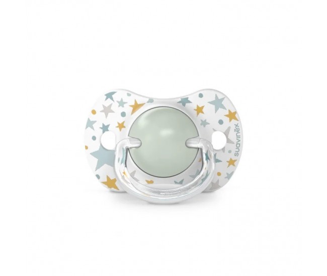 Suzetă fiziologică sx pro din silicon, 2 buc 6-18 luni verde dreams Suzetă fiziologică sx pro din silicon, 2 buc 6-18 luni verde dreams