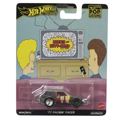 Hot wheels pop culture masinuta metalica beavis and butthead packin pacer 77 scara 1:64