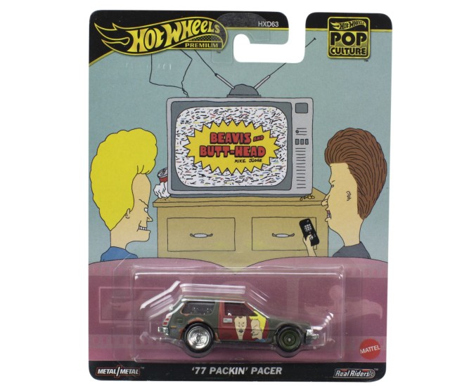 Hot wheels pop culture masinuta metalica beavis and butthead packin pacer 77 scara 1:64 Hot wheels pop culture masinuta metalica beavis and butthead packin pacer 77 scara 1:64