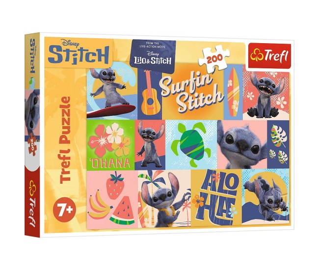 Puzzle trefl 200 disney stitch aventuri hawaiiene Puzzle trefl 200 disney stitch aventuri hawaiiene