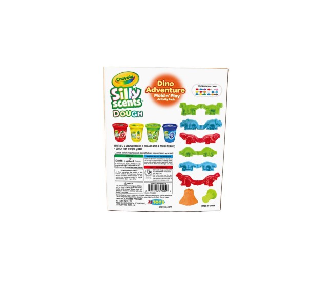 Crayola silly scents set mediu dinozaur cu accesorii Crayola silly scents set mediu dinozaur cu accesorii