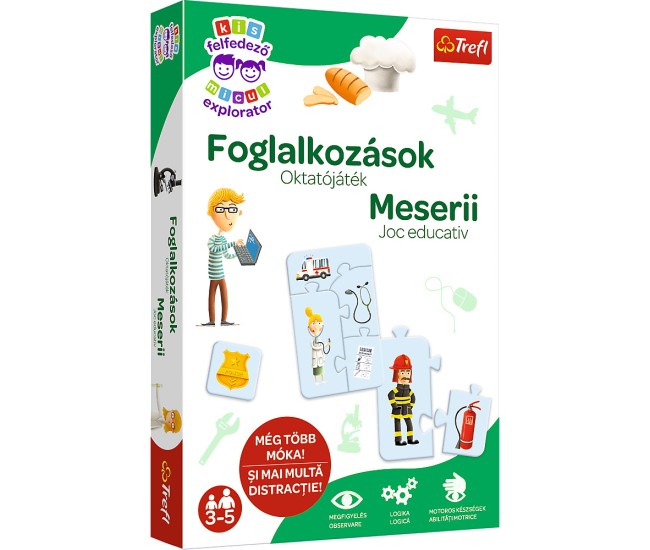 Joc educativ meserii in limba romana Joc educativ meserii in limba romana