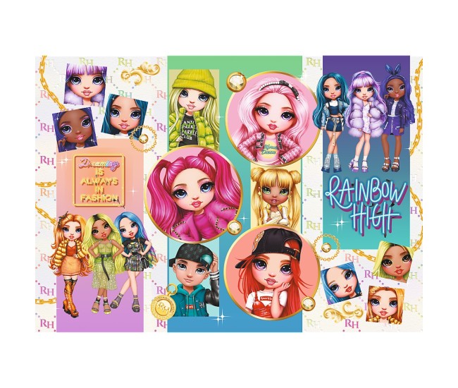 Puzzle trefl 200 rainbowhigh papusile Puzzle trefl 200 rainbowhigh papusile