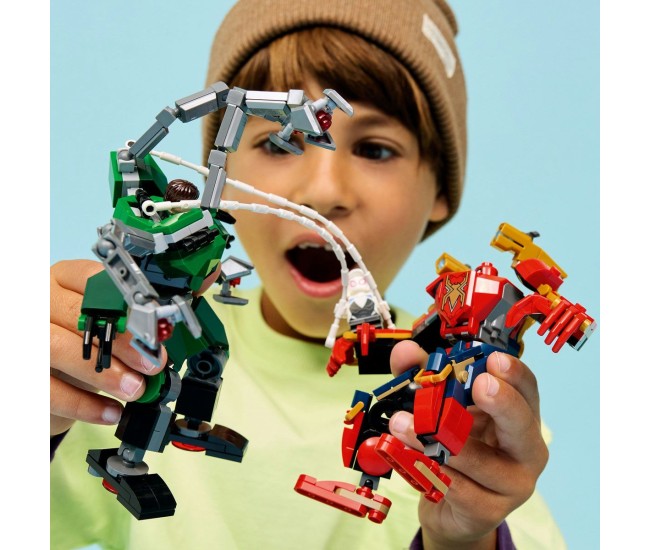 Lego marvel batalia robotilor omul paianjen vs doc ock 76338