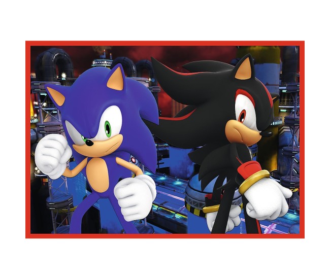 Puzzle trefl 4in1 sonic aventurile lui sonic Puzzle trefl 4in1 sonic aventurile lui sonic