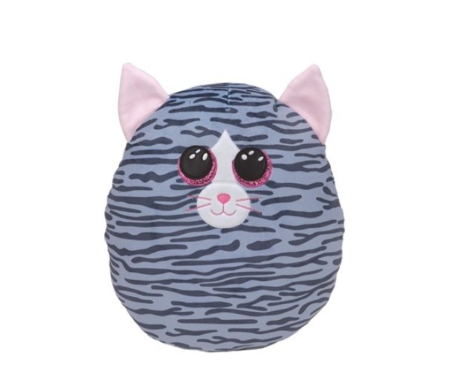 Plus ty squish kiki pisicuta gri 22cm Plus ty squish kiki pisicuta gri 22cm