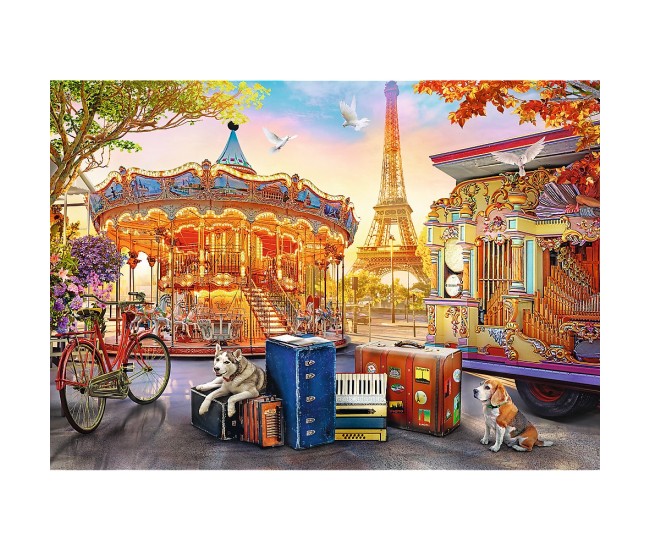 Puzzle trefl 500 sarbatoare in paris Puzzle trefl 500 sarbatoare in paris