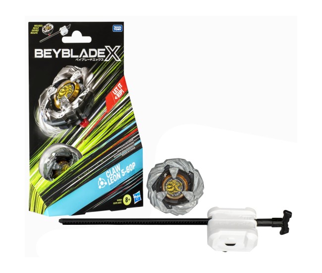 Beyblade x let it rip set lansator si roata claw leon 5-60p Beyblade x let it rip set lansator si roata claw leon 5-60p