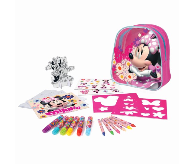 Minnie set de desen in rucsac Minnie set de desen in rucsac