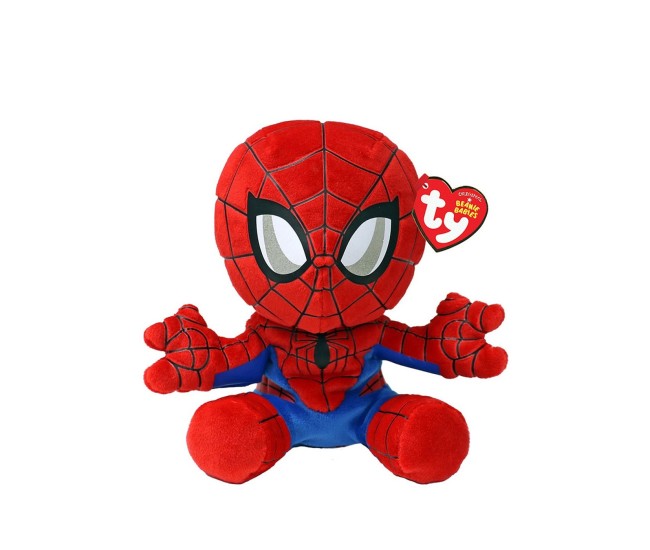 Plus ty 15cm beanie babies soft marvel spiderman Plus ty 15cm beanie babies soft marvel spiderman