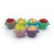 Set 6 recipiente silicon snap&go, melii, 59 ml