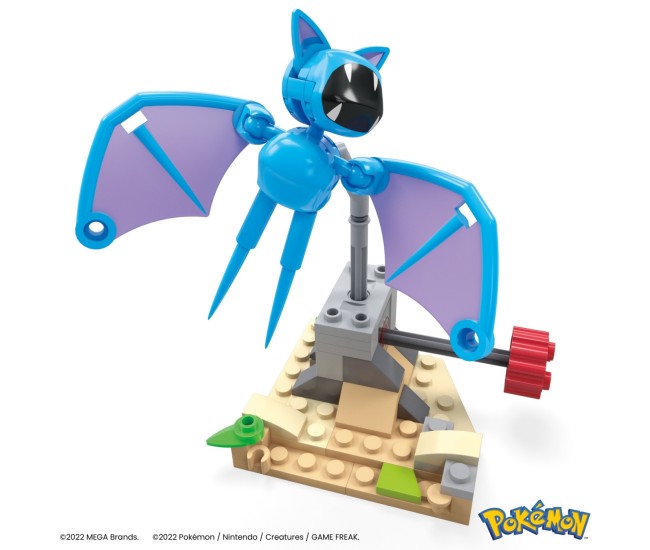 Pokemon mega set de constructie zborul de noapte al zubat Pokemon mega set de constructie zborul de noapte al zubat