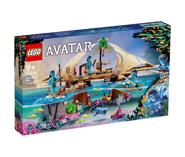 Lego avatar casa metkayina in recif 75578
