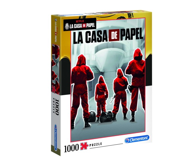 Puzzle la casa de papel 1000 de piese clementoni Puzzle la casa de papel 1000 de piese clementoni