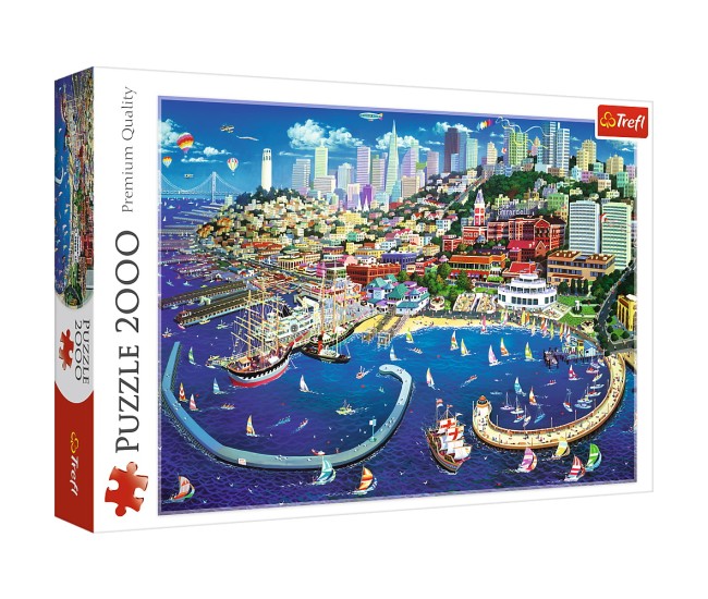 Puzzle trefl 2000 golful san francisco Puzzle trefl 2000 golful san francisco