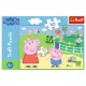 Puzzle trefl 60 peppa pig distractie cu prietenii Puzzle trefl 60 peppa pig distractie cu prietenii