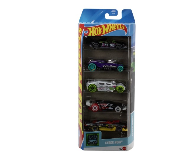 Set 5 masini hot wheels cyber noir Set 5 masini hot wheels cyber noir