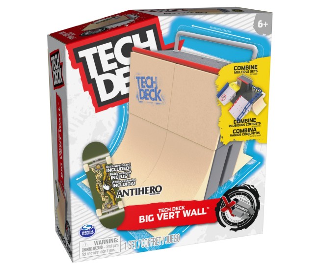 Tech deck pachet xconnect fingerboard big vert wall Tech deck pachet xconnect fingerboard big vert wall