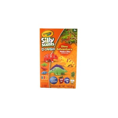Crayola silly scents set mic dinozaur cu accesorii