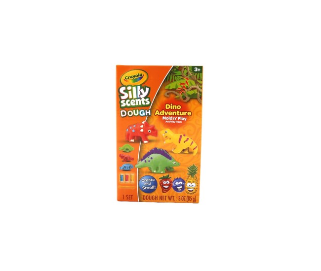 Crayola silly scents set mic dinozaur cu accesorii Crayola silly scents set mic dinozaur cu accesorii