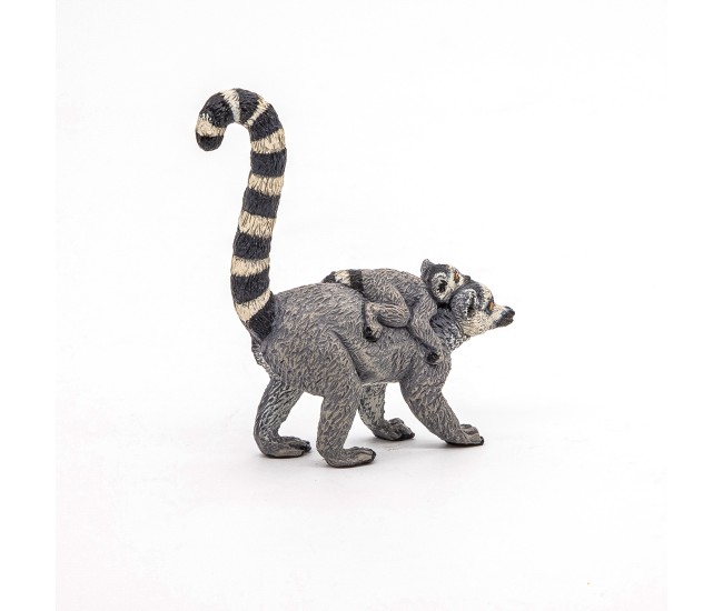 Papo figurina lemur cu pui Papo figurina lemur cu pui