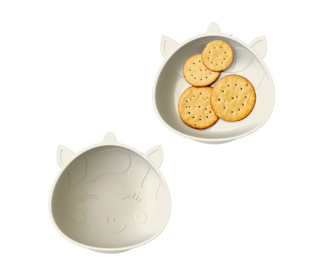 Set 2 castronele cu ventuza silicon melii luxe, model unicorn Set 2 castronele cu ventuza silicon melii luxe, model unicorn