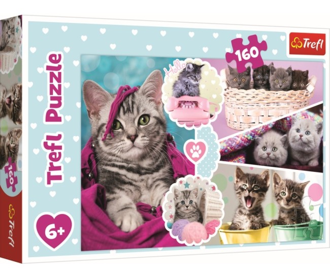 Puzzle trefl 160 pisici dragalase Puzzle trefl 160 pisici dragalase