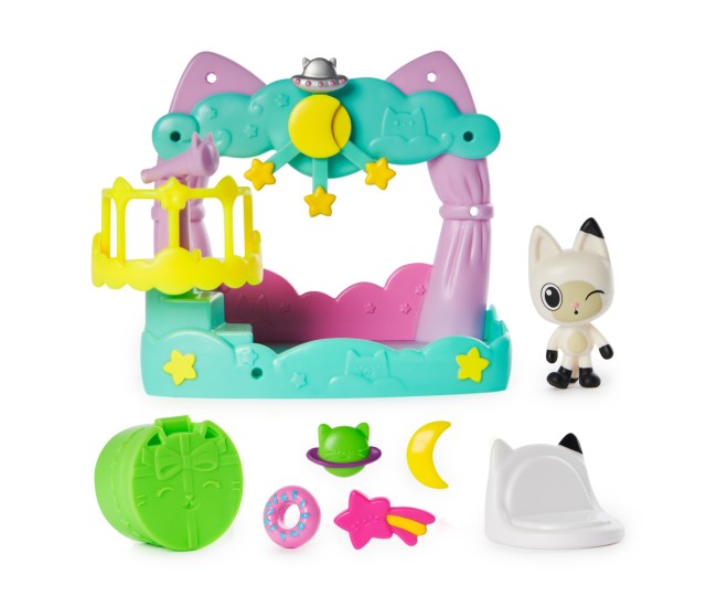 Gabbys dollhouse set balcon decorat a lui pandy paws Gabbys dollhouse set balcon decorat a lui pandy paws