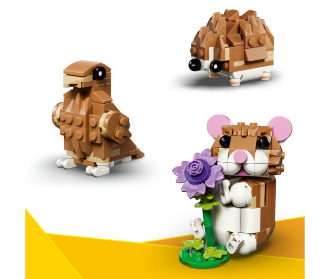 Lego creator hamster adorabil cu o floare 31376